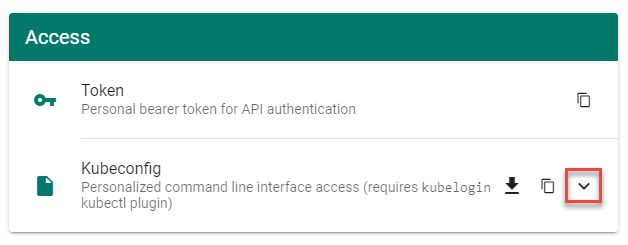Show details of OICD login
